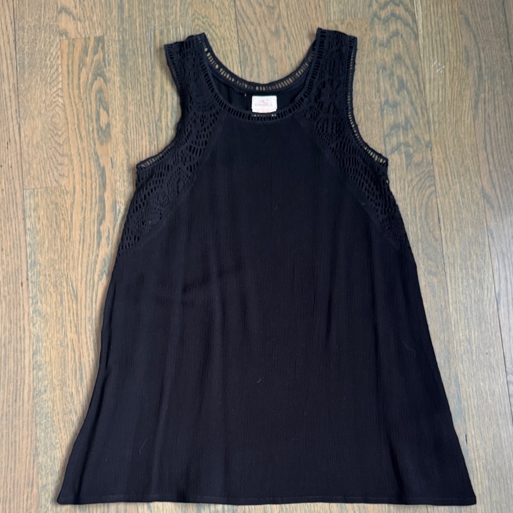 O'Neill Black Sleeveless Swim Coverup